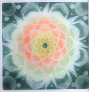パステル曼荼羅アート まんだら