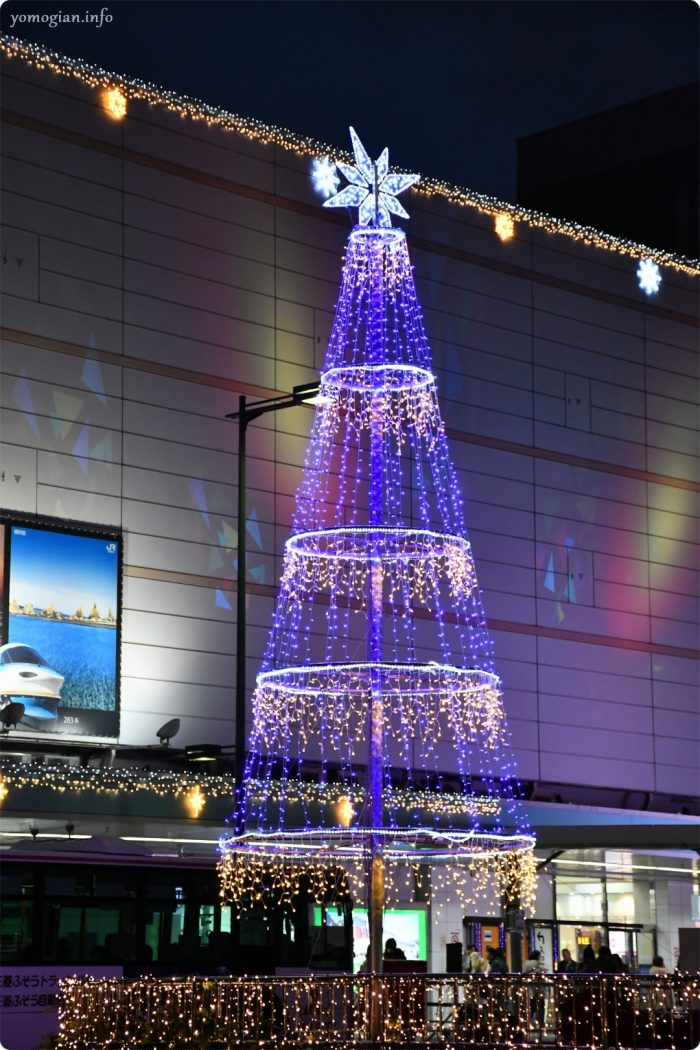 和歌山駅のライトアップの写真、画像　クリスマス