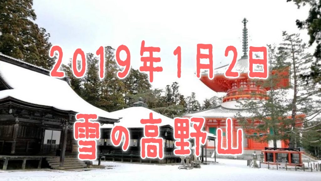 雪の高野山へ初詣 2019年1月2日（162）