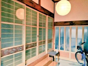 蓬庵の入口　橋本市の鍼灸院　