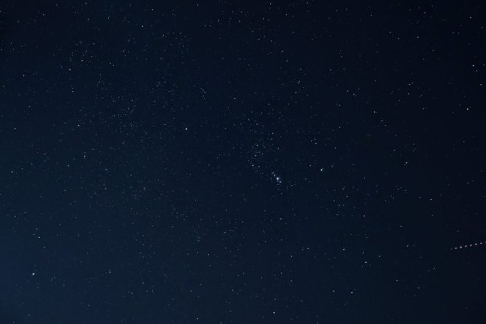冬の夜空を撮りました。オリオン座　　写真
