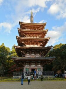 醍醐寺の五重塔の写真