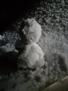 雪だるまの写真